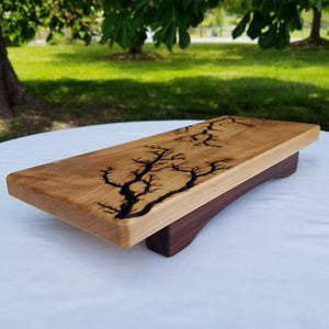 Maple and Walnut Serving Board